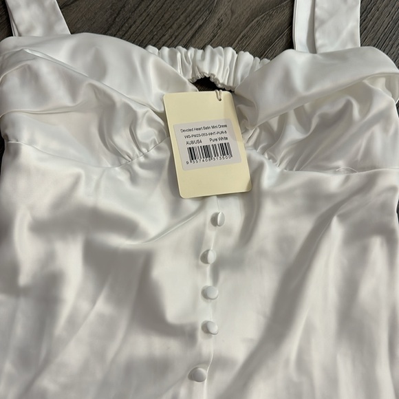 Devoted Heart Satin Mini Dress - Picture 4 of 5